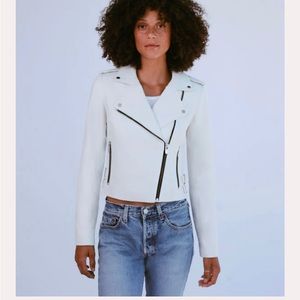 The Mighty Company- white biker jacket!
